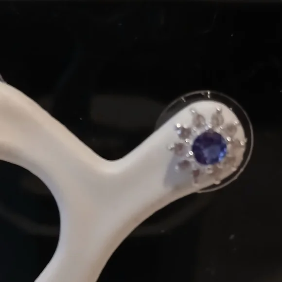 Tanzanite earrings - Picture 2 of 6